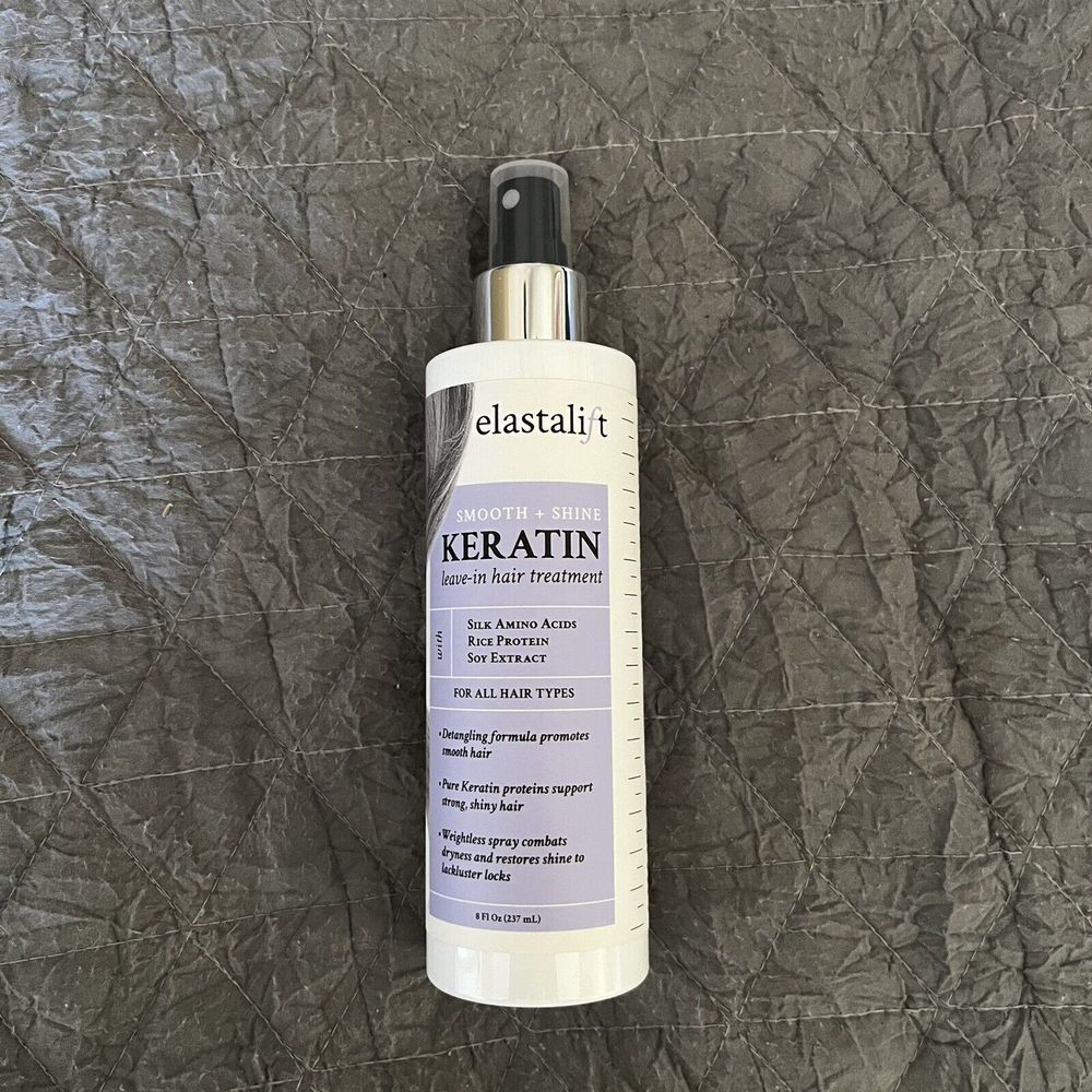 Elastalift ~ KERATIN SMOOTH + SHINE Leave-In HAIR TREATMENT Detangling Restoring